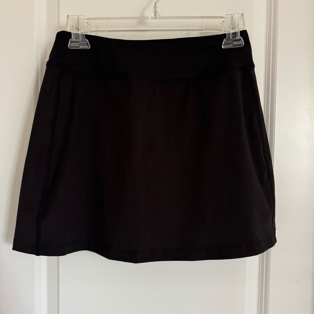 Zealotpower Black Skirt with built in Shorts, XS